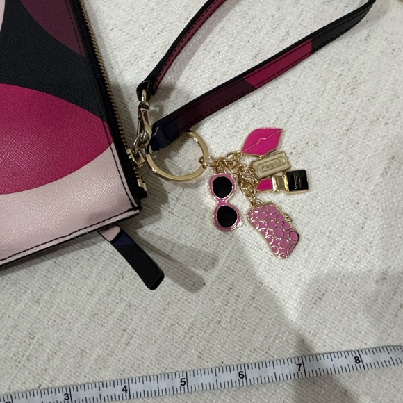 Kate Spade Multicolor Wristlet with Gold Accents